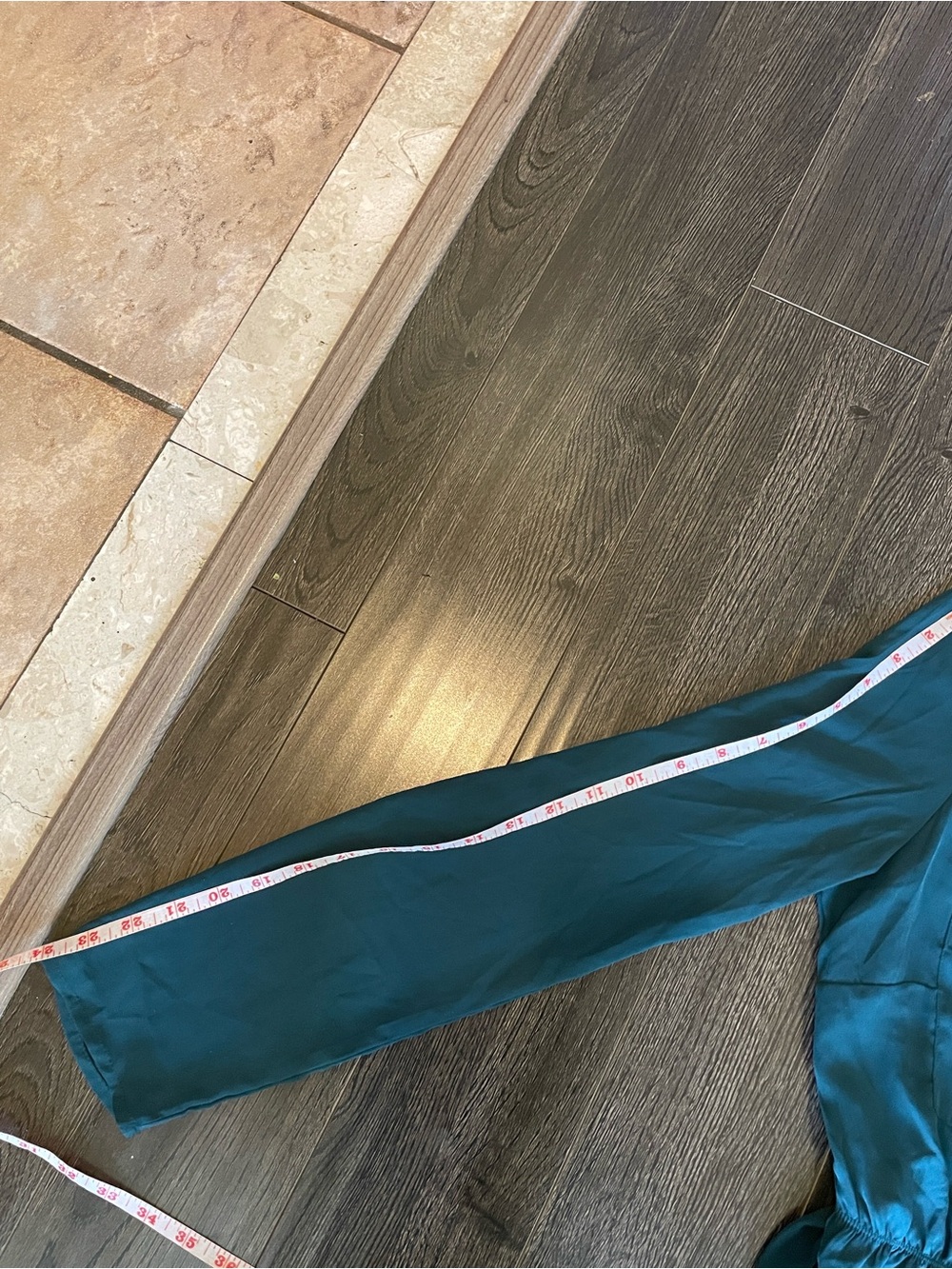 Guess Teal Long Sleeve Dress with Zipper - Picture 8 of 8